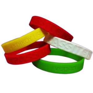 Pulsera de Silicona con Grabado en Bajo Relieve GSB001