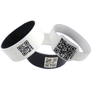 Pulsera de Silicona con Código QR QR001