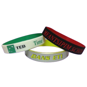 Çift Taraflı Silikon Bileklik ÇT001