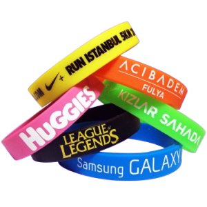 Düz Baskılı Silikon Bileklik DB001